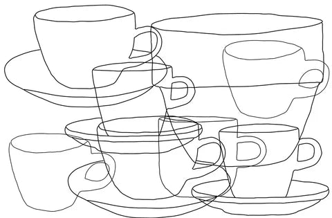El arte de tomar café.